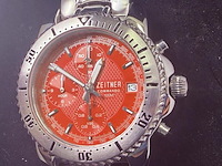 Zeitner commando chronograaf herenhorloge - afbeelding 1 van  5