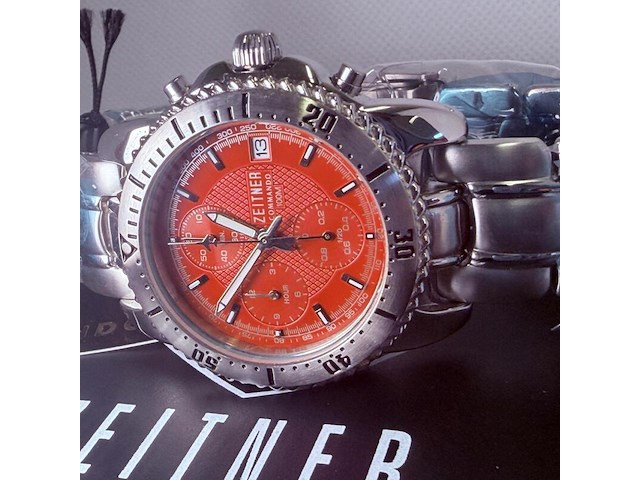 Zeitner commando chronograaf herenhorloge - afbeelding 3 van  5