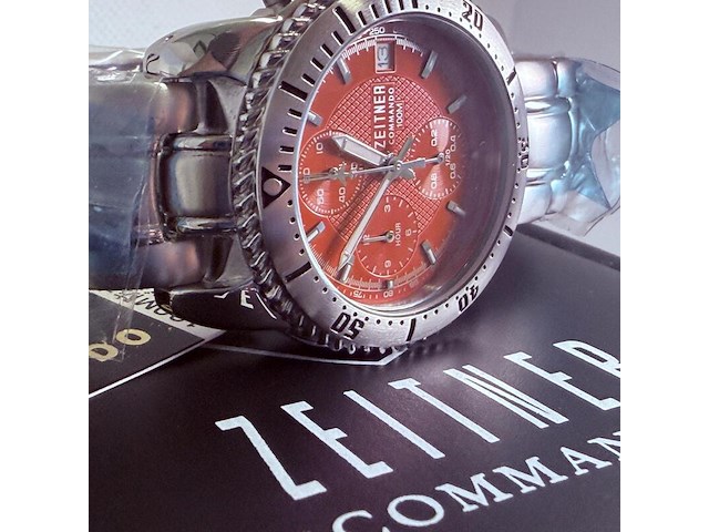 Zeitner commando chronograaf herenhorloge - afbeelding 4 van  5