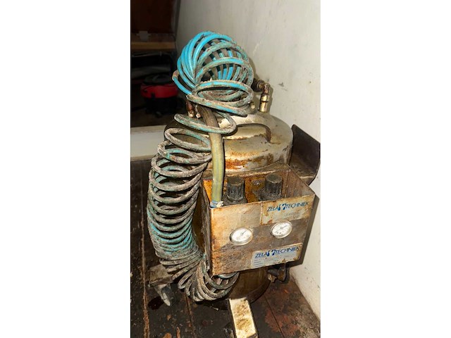 Zela drum 500/30 mobiele bakplaten invet spuittank - afbeelding 2 van  4