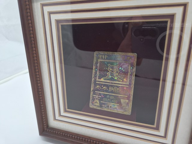 Zeldzame ancient mew pokémon kaart in handgemaakte omaanse lijst - afbeelding 3 van  8