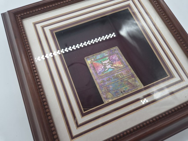 Zeldzame ancient mew pokémon kaart in handgemaakte omaanse lijst - afbeelding 5 van  8