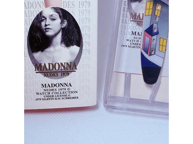 Zeldzame madonna 1979 nudes horloge - afbeelding 4 van  4