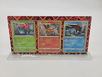 Zeldzame pokémon kaarten in frame