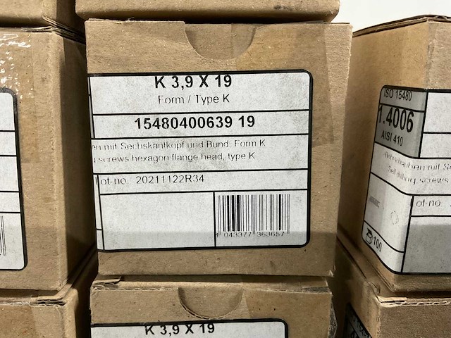 Zelfborende schroef 3,9x19 (3600x) - afbeelding 3 van  4