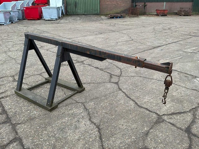 Zelfbouw heftruck hijsjib - afbeelding 2 van  5