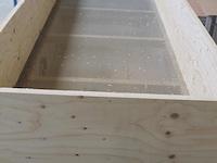 Zelfbouwzeef met afmeting 180 x 71 x 125 cm met afzuigmotor. maasgrootte ca. 2x2 mm. - afbeelding 3 van  4