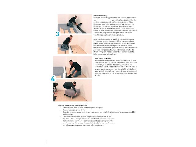 Zelfklevend ondervloer voor dryback pvc (ca. 318,5m2) - afbeelding 1 van  1