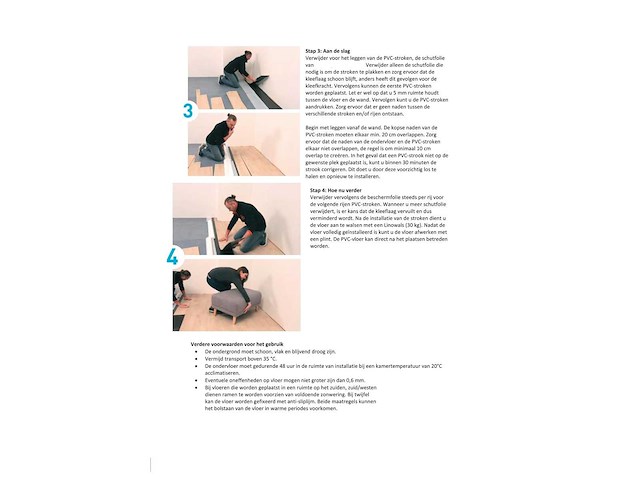Zelfklevend ondervloer voor dryback pvc (ca. 364m2) - afbeelding 2 van  2