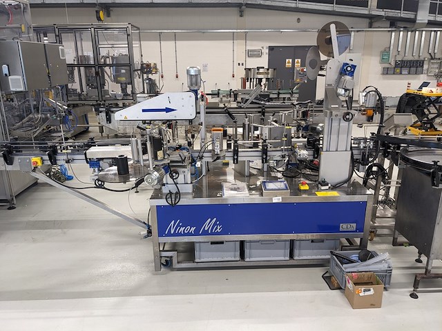 Zelfklevende etiketeer machine, cda, ninon mix, blauw, 2014 - afbeelding 1 van  24