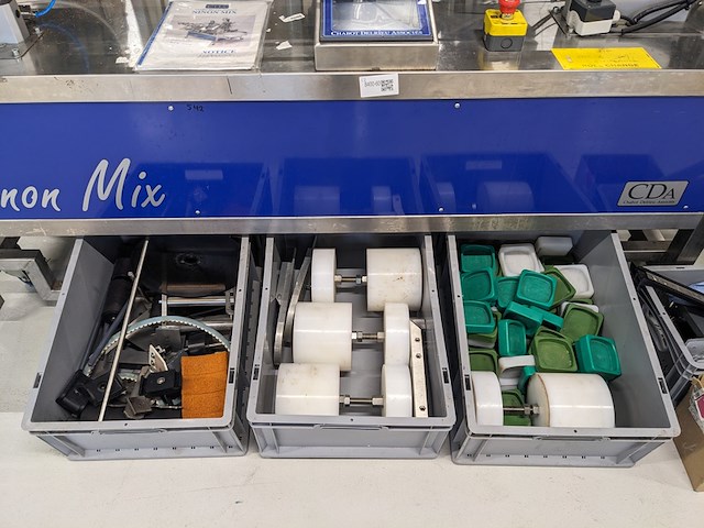 Zelfklevende etiketeer machine, cda, ninon mix, blauw, 2014 - afbeelding 16 van  24