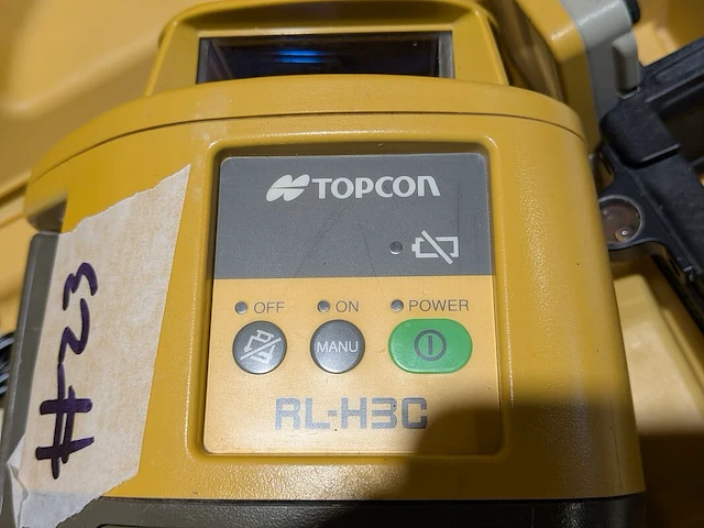Zelfnivellerende roterende bouwlaser, topcon, rl-h3c - afbeelding 3 van  4
