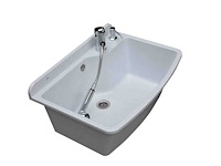 Zelvo maximus 610 grijs wasbak (5x) - afbeelding 2 van  4