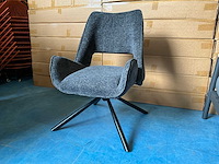 Zembla draaibare eetkamerstoel (4x) - afbeelding 3 van  6