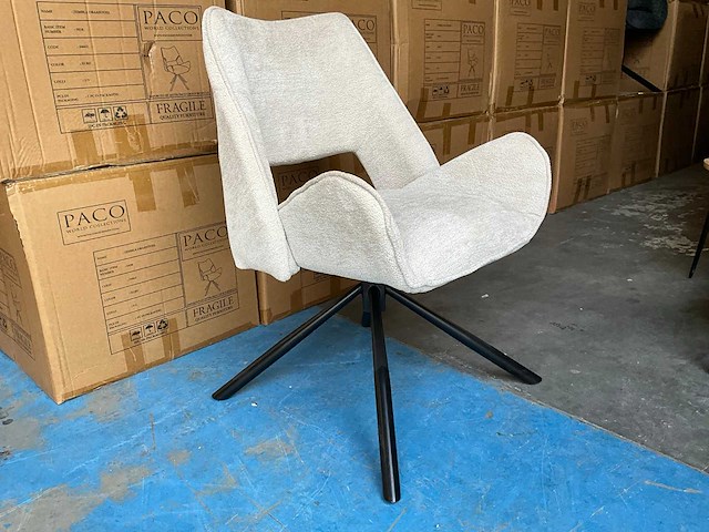 Zembla draaibare eetkamerstoel (4x) - afbeelding 5 van  7