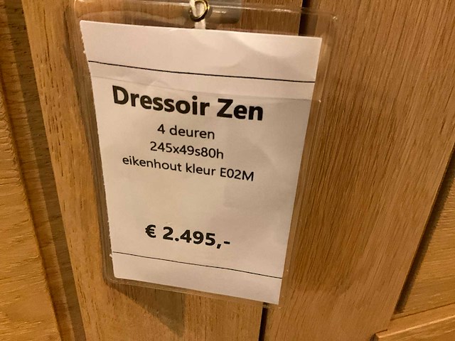 Zen eiken dressoir - afbeelding 9 van  9