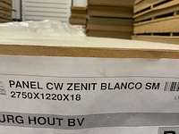 Zenit paneel blanco sm 2750x1220x18mm (19x) - afbeelding 5 van  6