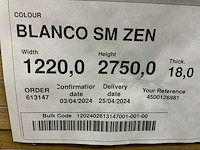 Zenit paneel blanco sm 2750x1220x18mm (19x) - afbeelding 3 van  6