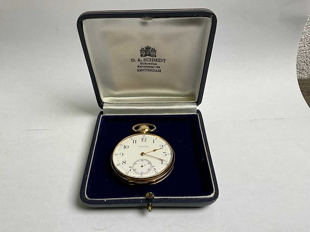Zenith, 14k gouden zakhorloge - afbeelding 1 van  5