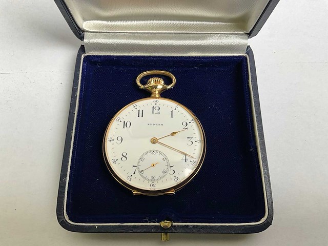 Zenith, 14k gouden zakhorloge - afbeelding 2 van  5