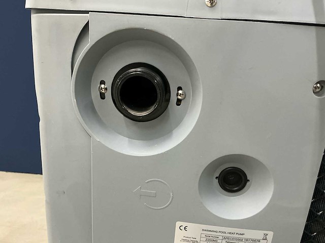 Zeoo z200m3 zwembadwarmtepomp - afbeelding 8 van  8