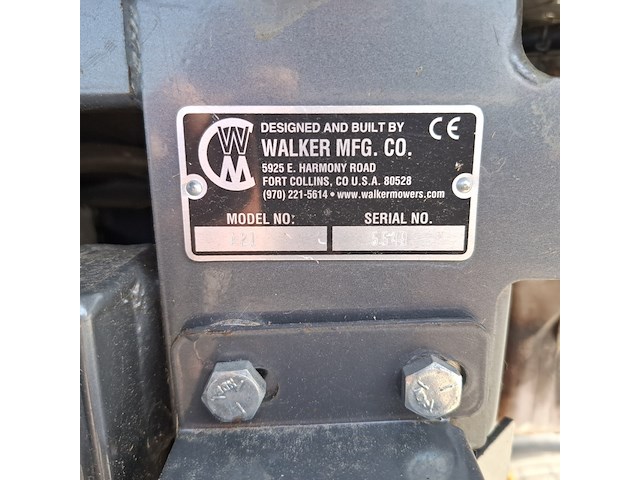 Zero turn frontmaaier, walker, d21d-33 - afbeelding 22 van  29