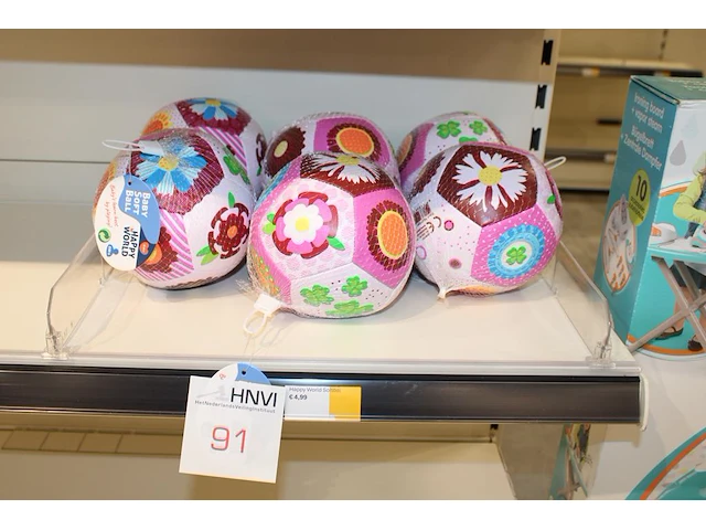 Zes baby softballen happyworld. - afbeelding 1 van  2