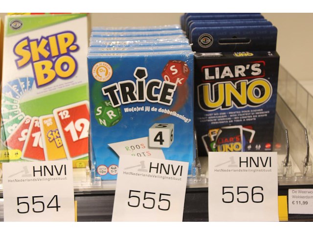 Zes dobbelspellen identidy trice. - afbeelding 1 van  2