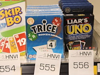 Zes dobbelspellen identidy trice. - afbeelding 1 van  2