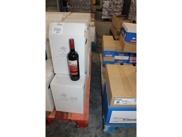 Zes dozen rode wijn cabernet sauvignon vallee des oliviers. 30 flessen. - afbeelding 2 van  3