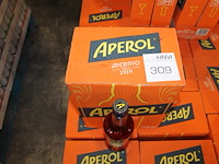Zes flessen aperol. - afbeelding 1 van  2