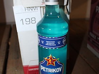 Zes flessen blue wodka petrikov. - afbeelding 2 van  2