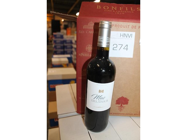 Zes flessen rode wijn mas delatour pays d'oc. - afbeelding 2 van  2