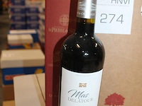 Zes flessen rode wijn mas delatour pays d'oc. - afbeelding 2 van  2