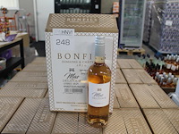 Zes flessen rosé wijn bonfils mas delatour 2022.