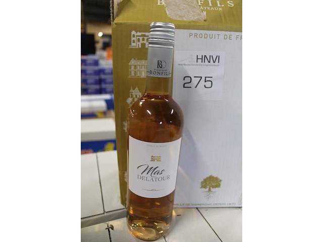 Zes flessen rose wijn mas delatour pays d'oc. - afbeelding 2 van  2