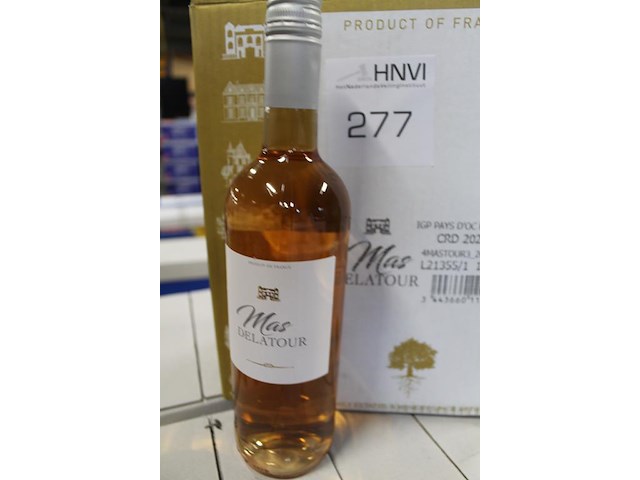 Zes flessen rose wijn mas delatour pays d'oc. - afbeelding 2 van  2