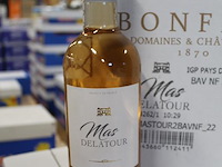 Zes flessen rose wijn mas delatour pays d'oc. - afbeelding 2 van  2