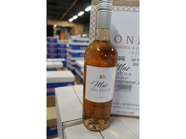 Zes flessen rose wijn mas delatour pays d'oc. - afbeelding 2 van  2