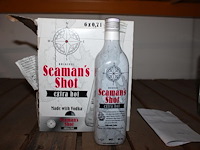 Zes flessen seaman´s shot extra hot. - afbeelding 1 van  2
