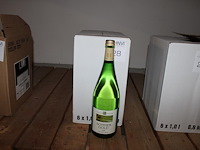 Zes flessen witte wijn sommergold. - afbeelding 1 van  2