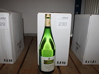 Zes flessen witte wijn sommergold. - afbeelding 1 van  2