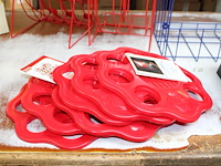 Zes koffietrays / dienbladen. doorsnede 33 cm. - afbeelding 1 van  2