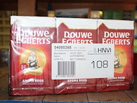 Zes pakken koffie de aroma rood snelfiltermaling. - afbeelding 1 van  2