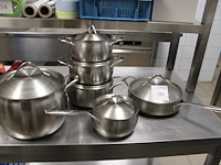 Zesdelige pannenset habonne. - afbeelding 1 van  2