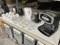 Zespresso turbotronic koffiemachine, waterkoker en glazen - afbeelding 6 van  7