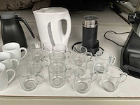 Zespresso turbotronic koffiemachine, waterkoker en glazen - afbeelding 4 van  7