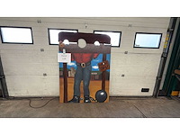 Zetstuk ; western schandpaal - afbeelding 1 van  1