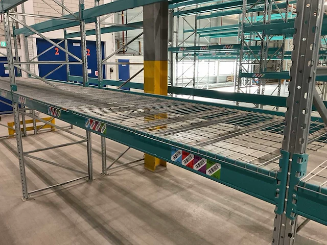 Zeus palletrack 110cm palletstelling (58 secties) - afbeelding 16 van  17