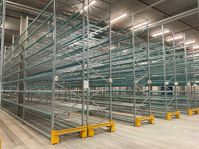 Zeus palletrack 120cm palletstelling (72 secties) - afbeelding 1 van  13